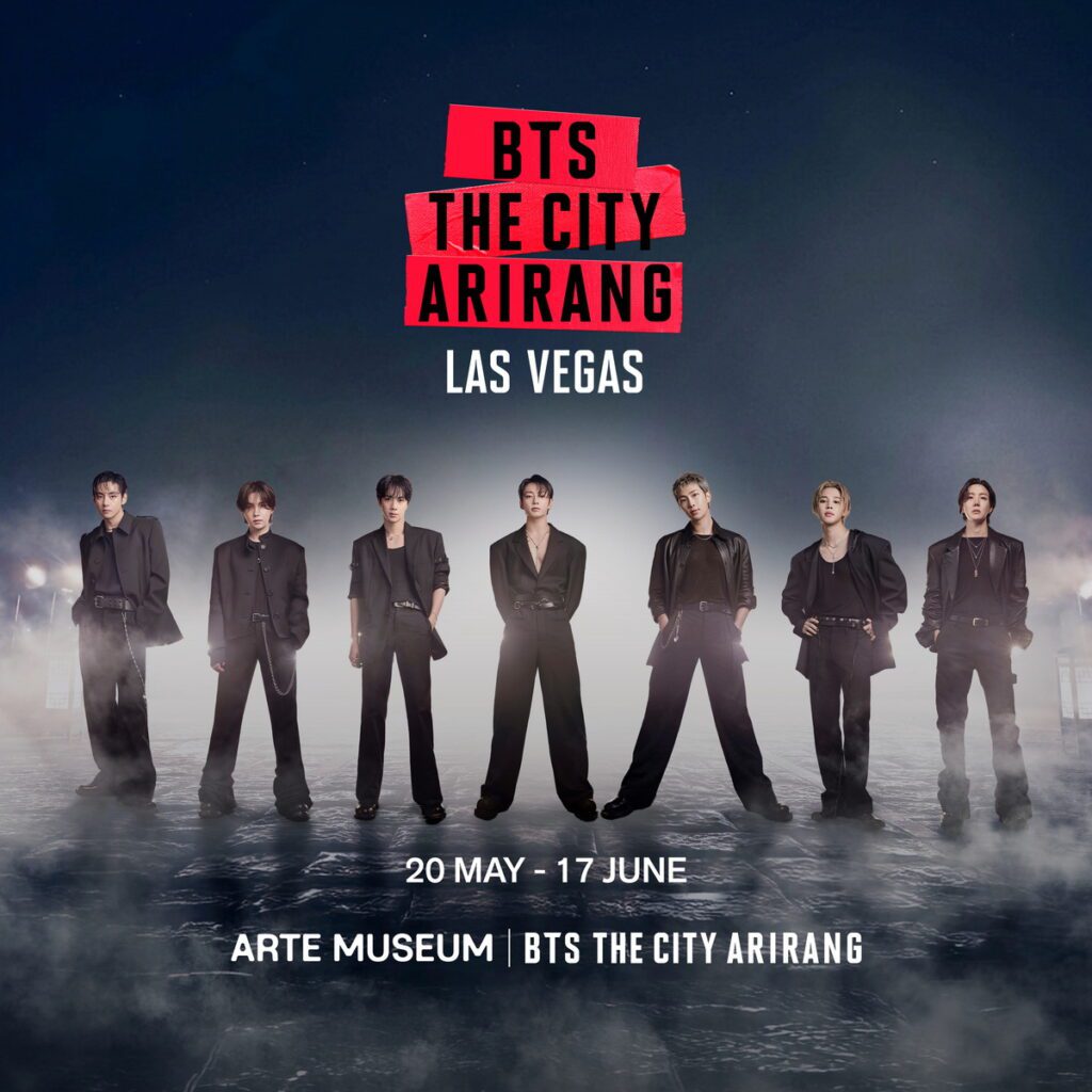Arte Museum Las Vegas - BTS THE CITY ARIRANG
