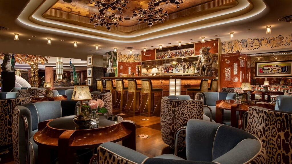 Inside the dining room at Delilah, a luxury restaurant on the Las Vegas Strip