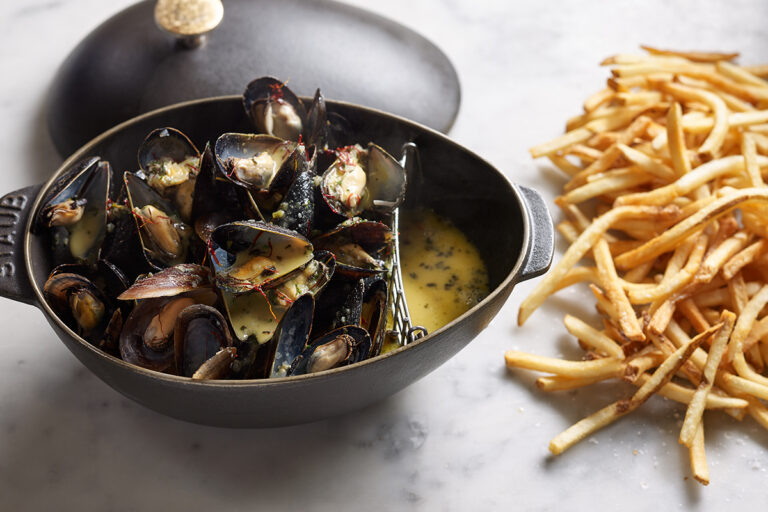 Mussels at Bouchon 768x512