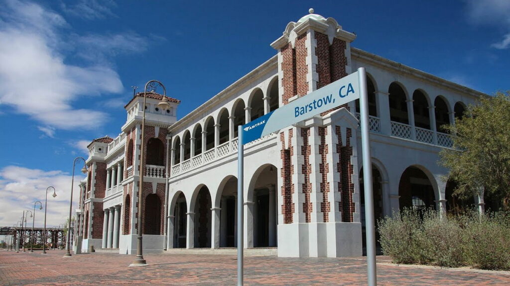 The Barstow Harvey House depot, home to the Route 66 Mother Road Museum