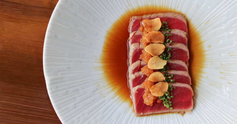 Dine with a Purpose - Tuna Tataki
