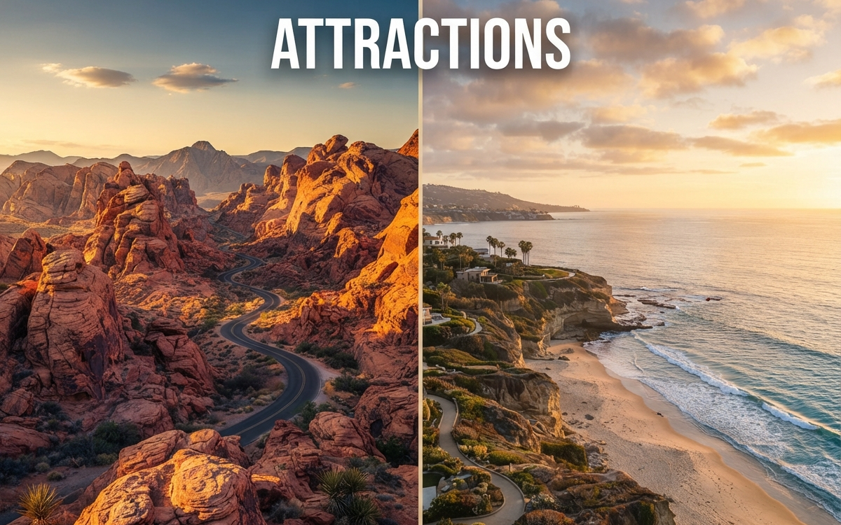 A stunning, high-end editorial lifestyle photograph composed as a clean, vertical split-screen