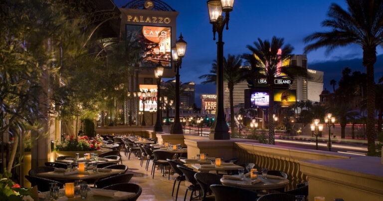 LAVO Terrace at Night