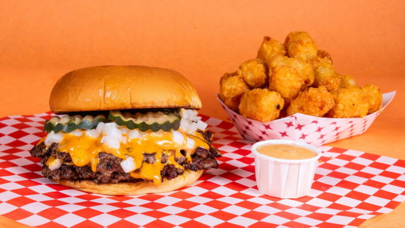 Stay Tuned Burger and Tots