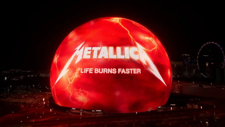 Metallica at Sphere Las Vegas
